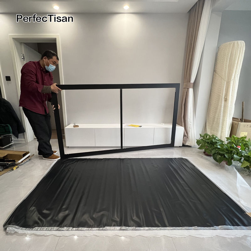 150 Inch Fixed Frame Screen Large Size ALR Screen For Long Throw Projector