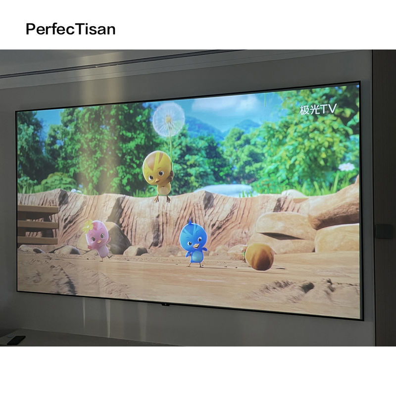 3D 4k Projector Screens 100 Inch Black Diamond Alr Screen For Long Throw