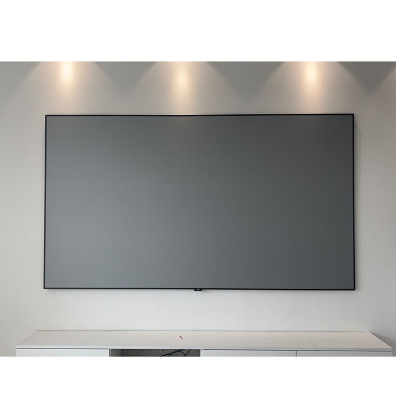 High Brightness Reflective Projector Screen 150 Inch PVC Projection Screen 16:9 For Home Cinema
