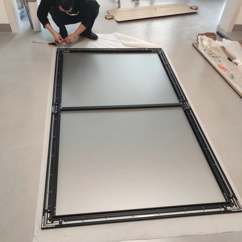 High Brightness Reflective Projector Screen 150 Inch PVC Projection Screen 16:9 For Home Cinema