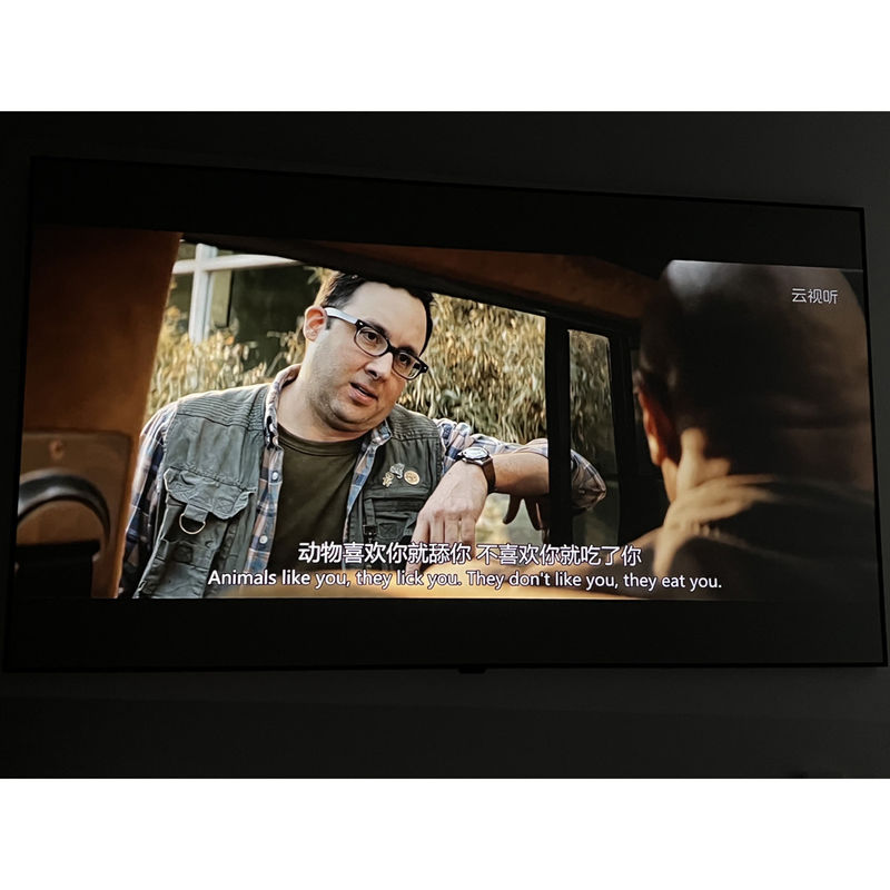 High Brightness Reflective Projector Screen 150 Inch PVC Projection Screen 16:9 For Home Cinema