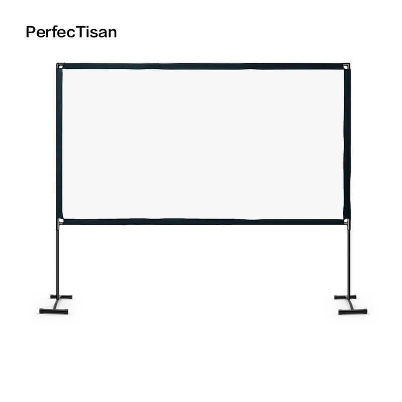 100 120 Inch Outdoor Portable Projector Screen Waterproof Fast Fold Projector Screen