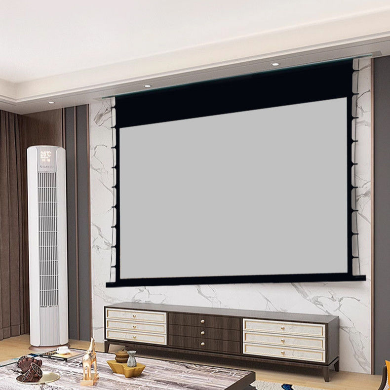 80 Inch - 120 Inch Drop Down Screen 8k Alr Cinema Screen With Tab Tensioned