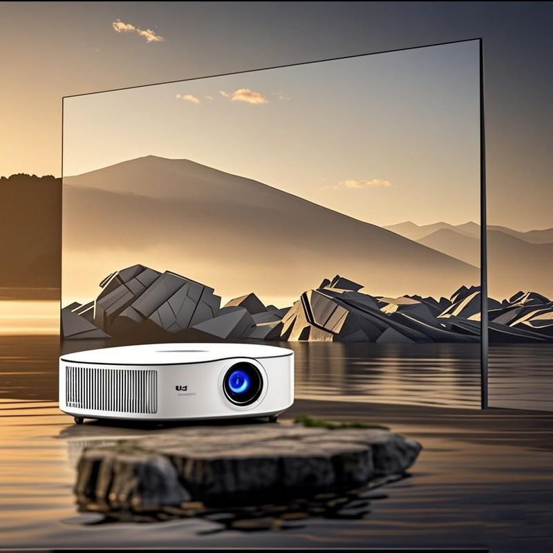 120 Inch - 200 Inch Fixed Frame Projection Screen Long Throw Movie Projector Screens