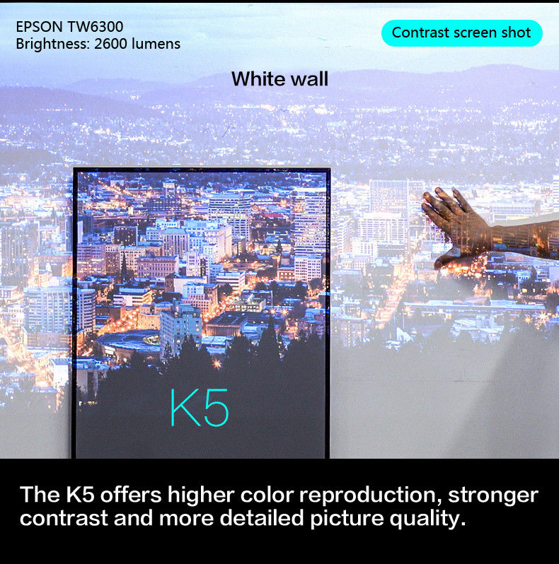 120 Inch - 200 Inch Fixed Frame Projection Screen Long Throw Movie Projector Screens