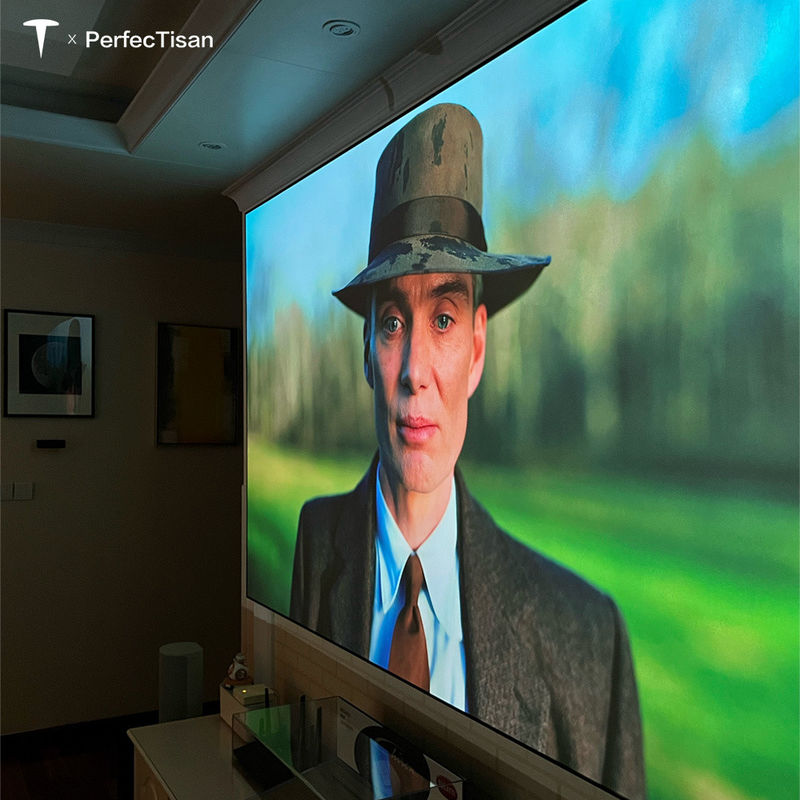100 Inch Fixed Frame Screen 8K Fresnel ALR Projector Screen Ultra Wide Viewing Angle