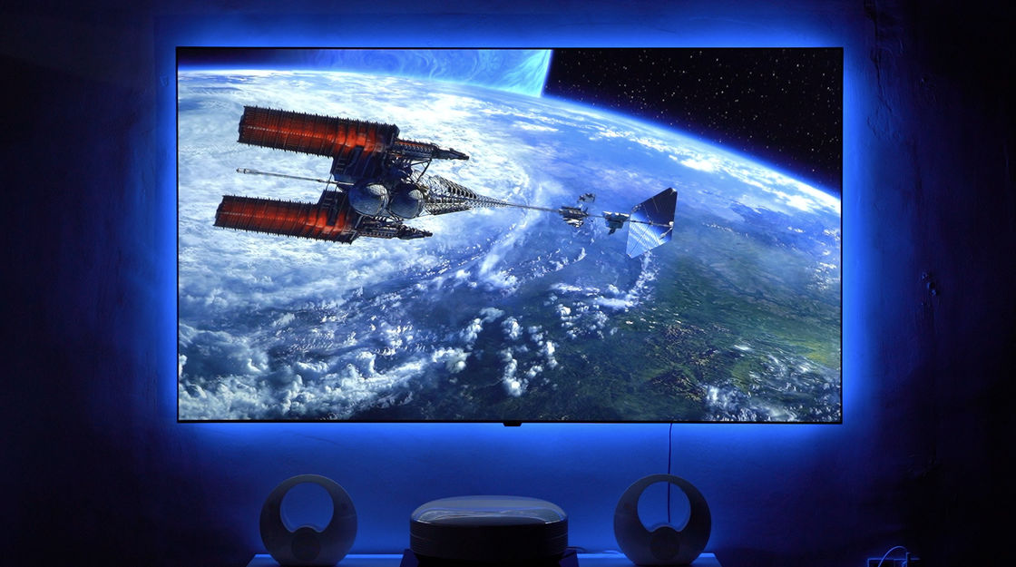 100 Inch Fixed Frame Screen 8K Fresnel ALR Projector Screen Ultra Wide Viewing Angle