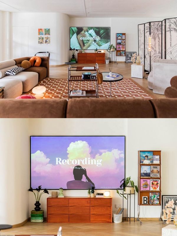 Ultra Thin Frame Projector Screens 80 Inch - 200 Inch Ambient Light Projector Screen For Home Theater
