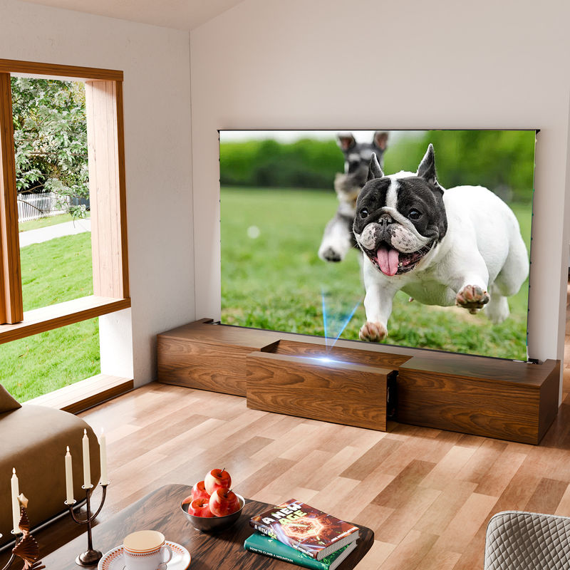100 Inch / 120 Inch / 150 Inch Projection TV Cabinet Modern Living Room TV Cabinet