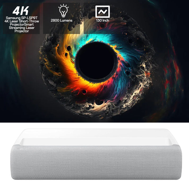 Smart Triple Laser Projector 130 Inch Laser Short Throw Projectors 4K For Samsung