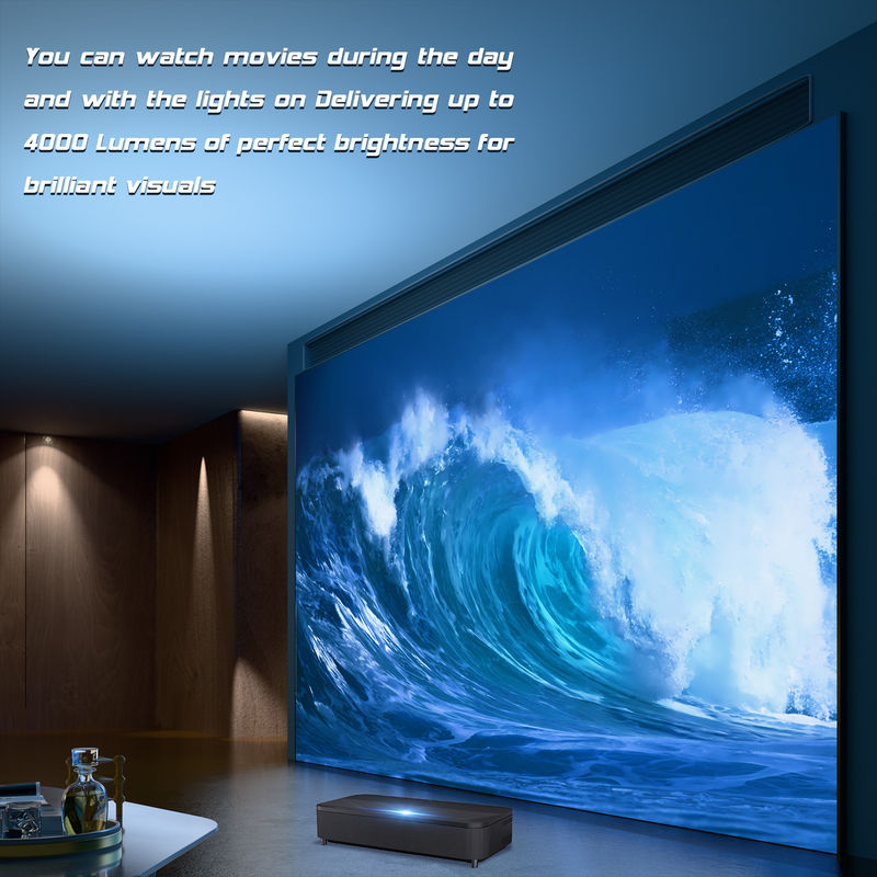 Smart Streaming Laser Projector 4000 Lumens 3LCD Short Throw Projector LS800 For Epson