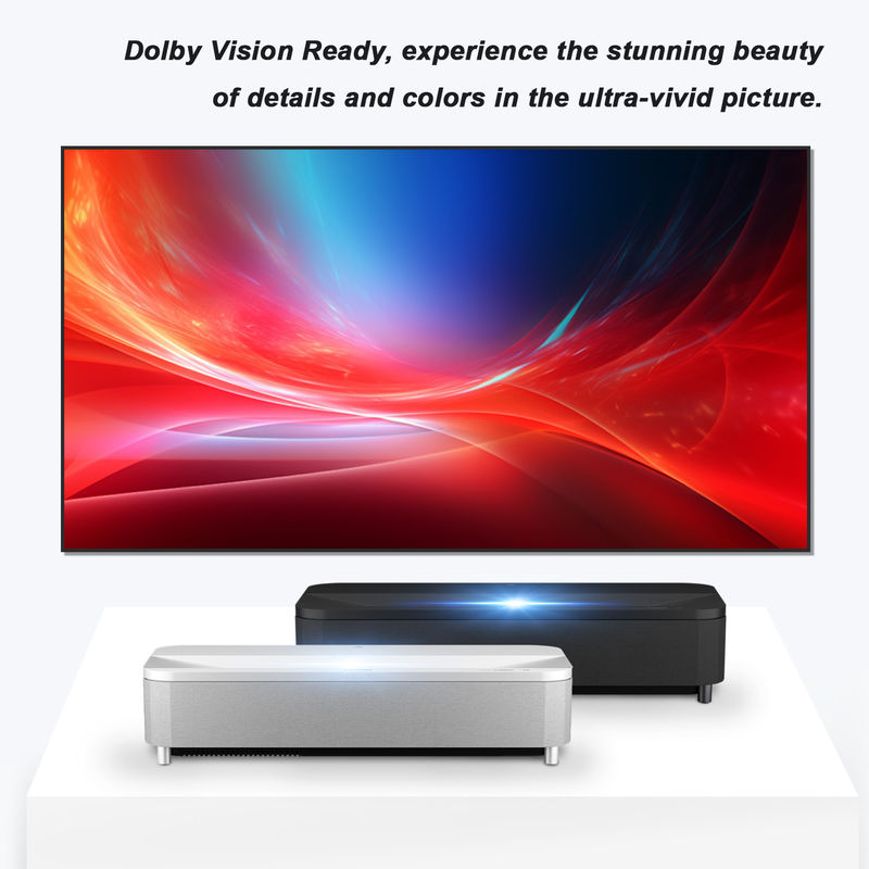 Smart Streaming Laser Projector 4000 Lumens 3LCD Short Throw Projector LS800 For Epson