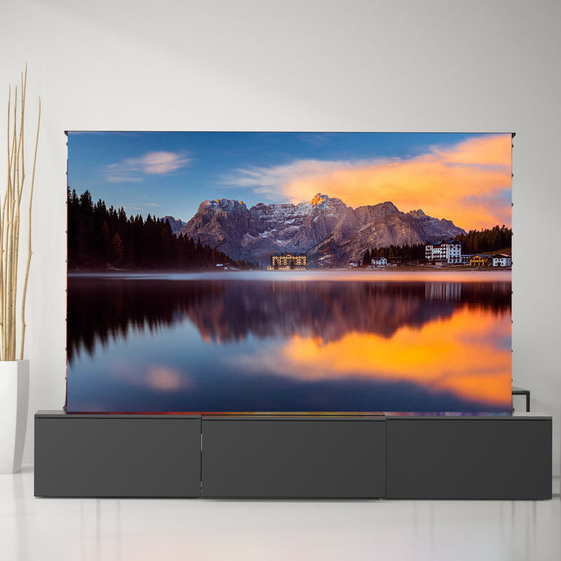 100 Inch - 130 Inch Projection Screen Cabinet Smart Ultra Short Throw Projector TV Stand