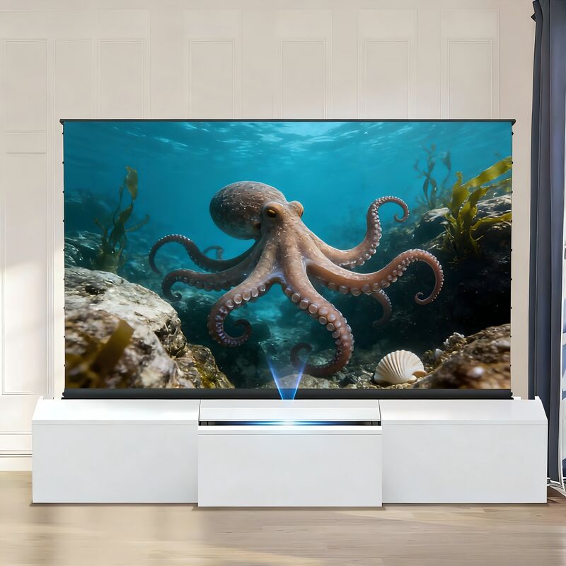 Motorised Telescopic TV Cabinet with Formaldehyde-Free MDF Board and Custom Size/Color Options for UST Projectors