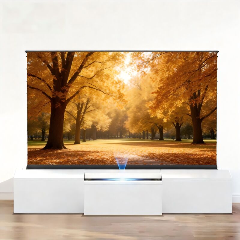 Sleek Motorized Laser TV Cabinet Designed for Modern UST Projector Setups