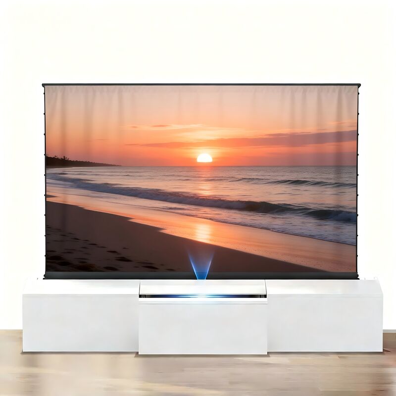 Modern Home Theater Solution Automated Telescopic Laser TV Cabinet for Laser Projectors
