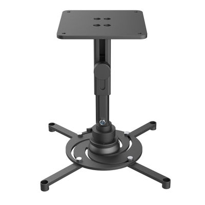 360 Degree Adjustable Projector Mount Aluminum Alloy Universal Projector Bracket Black
