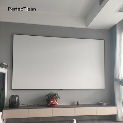 Nano Coated HD Projection Screens 170 Degree Wall Mounted Projection Screens White