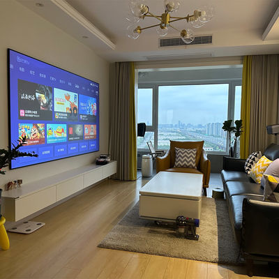 Long Throw Home Theater Projector Screens Anti Light 100 Inch ALR Screen