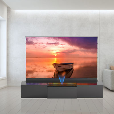 100 120 150 Inch Telescopic TV Cabinet Intelligent Short Throw Projector Cabinet