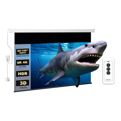 ALR Large Size Projector Screen 150 Inch Electric Motorized Projector Screen 4K