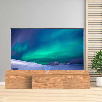Motorized Modern TV Table Stand Mobile UST Projector Cabinets Intelligent